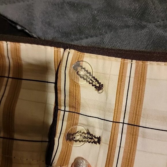 Women's Vintage Cleveland Street New York Pants size 16 Wide Cuff NEW Brown - Picture 8 of 11